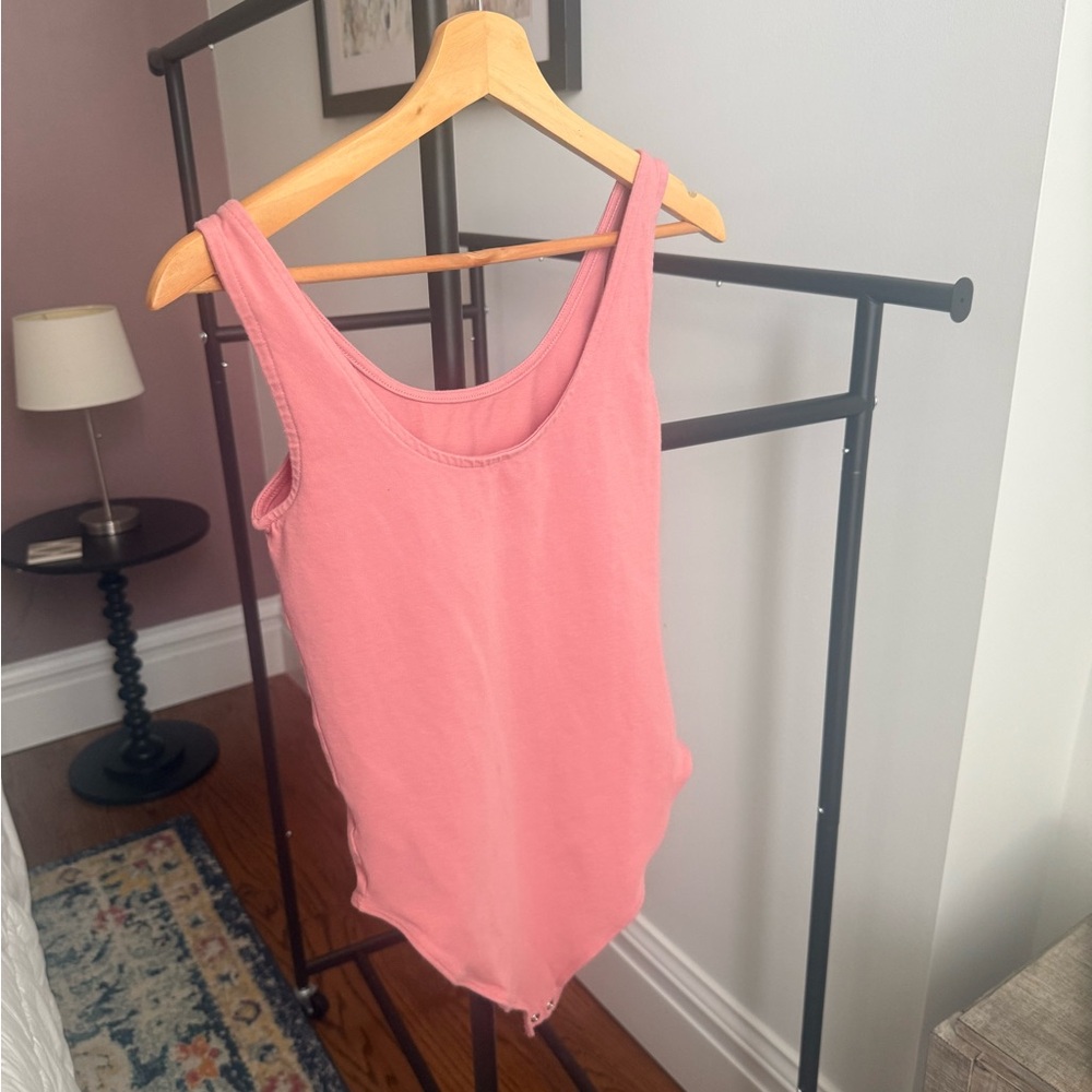 Classic Pink Women's Tank Bodysuit - GAP
